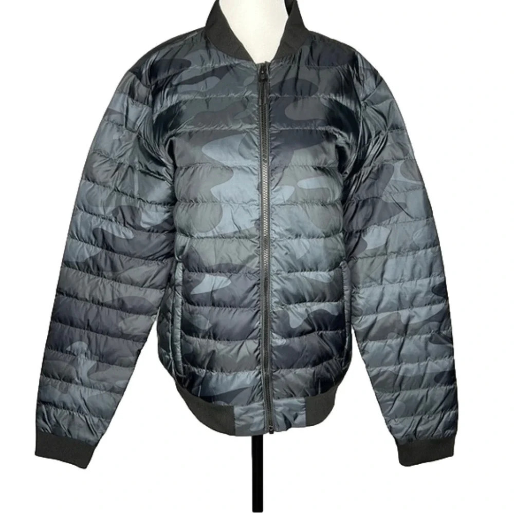 NWT Lolë Allied  Performance Recycled Down Camouflage Puffer Coat